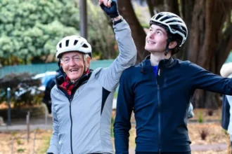 Bob Montgomery, 82, passed away peacefully a day after completing his final charity cycling journey across Australia.
