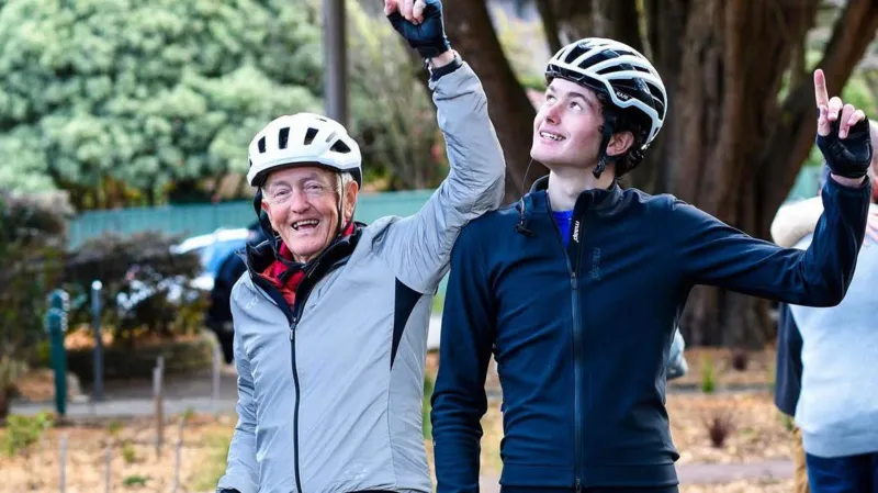 Bob Montgomery, 82, passed away peacefully a day after completing his final charity cycling journey across Australia.