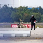 Drone carrying explosives found at German airport, police say
