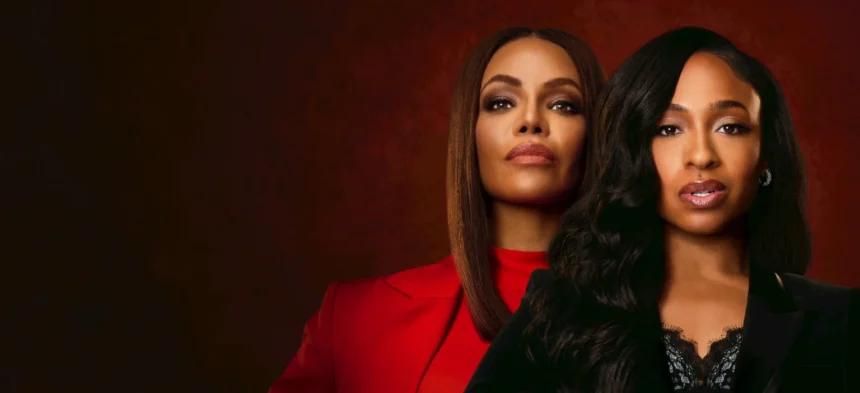 Beauty in Black Season 3 characters in a dramatic scene