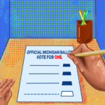 College students preparing to vote in the 2026 Michigan election