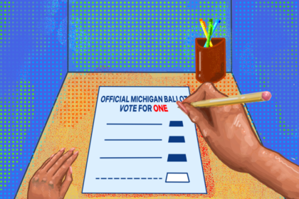 College students preparing to vote in the 2026 Michigan election