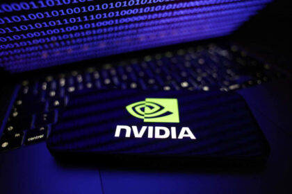 Apple and Nvidia technology concept for an enterprise AI server