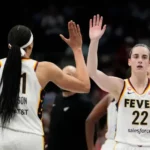 Caitlin Clark of the Indiana Fever during the 2026 WNBA season