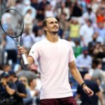Elena Rybakina and Alexander Zverev celebrate their 2026 US Open singles titles