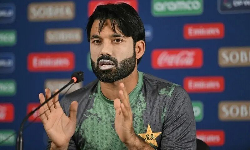 Mohammad Rizwan during Pakistan cricket activities as the NCCIA inquiry continues