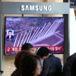 North Korean ballistic missile launch during rising tensions in the Korean Peninsula