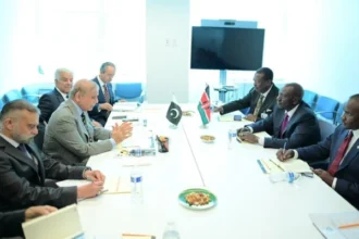 Shehbaz Sharif and Ishaq Dar during Pakistan's diplomatic engagements at UNGA 2026