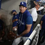 Shohei Ohtani during a Los Angeles Dodgers game
