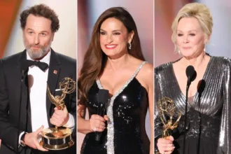 Stars and winners attend the 2026 Emmy Awards ceremony in Los Angeles