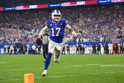 Philadelphia Eagles quarterback Jalen Hurts during the 2026 NFL season