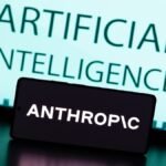 Anthropic logo and AI technology concept linked to the company's IPO and government business risks