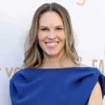 Hilary Swank shares news of her third pregnancy on Instagram.