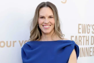 Hilary Swank shares news of her third pregnancy on Instagram.