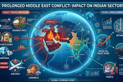 Illustration showing rising energy costs, food prices, and global economic pressures.