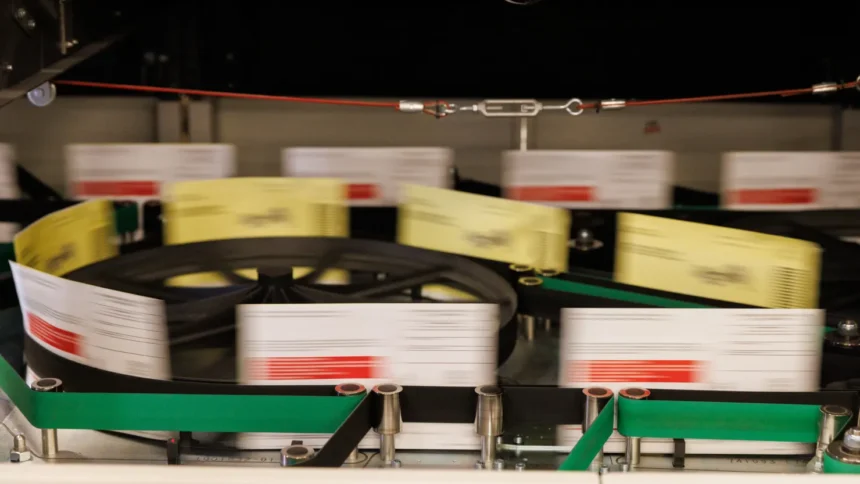 California election ballots and a courthouse representing the legal dispute over ballot counting.