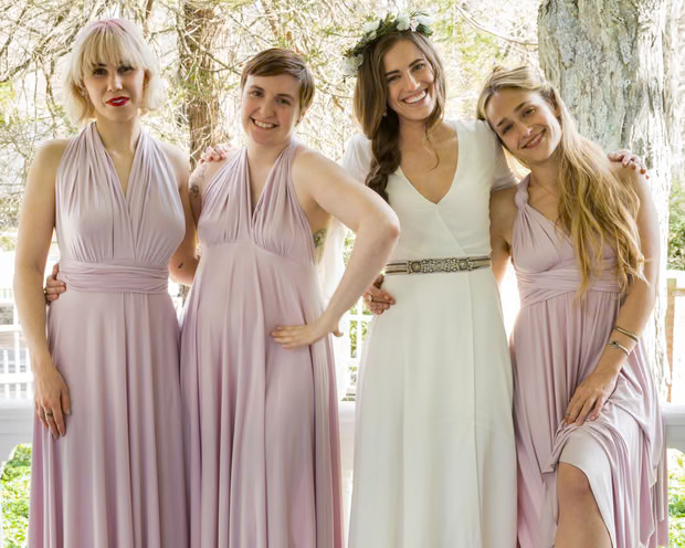 Lena Dunham and the Girls television series cast