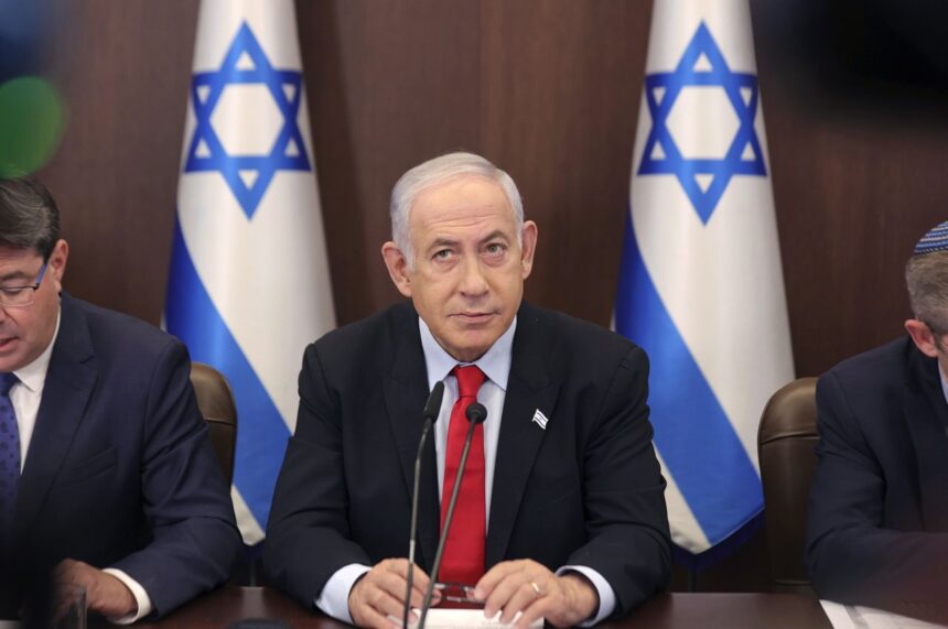 Benjamin Netanyahu addresses supporters following Israel’s October 2026 election.