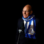 Sir Patrick Stewart, the British actor who received his knighthood in 2010.