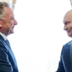 Steve Witkoff meets Vladimir Putin during talks in St Petersburg following Stephen Hubbard’s release.