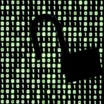 Cybersecurity illustration showing a computer server and a digital security warning about PHP vulnerabilities.