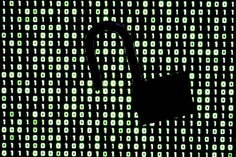 Cybersecurity illustration showing a computer server and a digital security warning about PHP vulnerabilities.