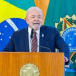 Luiz Inácio Lula da Silva at a public event following Brazil's 2026 presidential election.