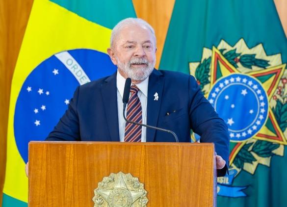 Luiz Inácio Lula da Silva at a public event following Brazil's 2026 presidential election.
